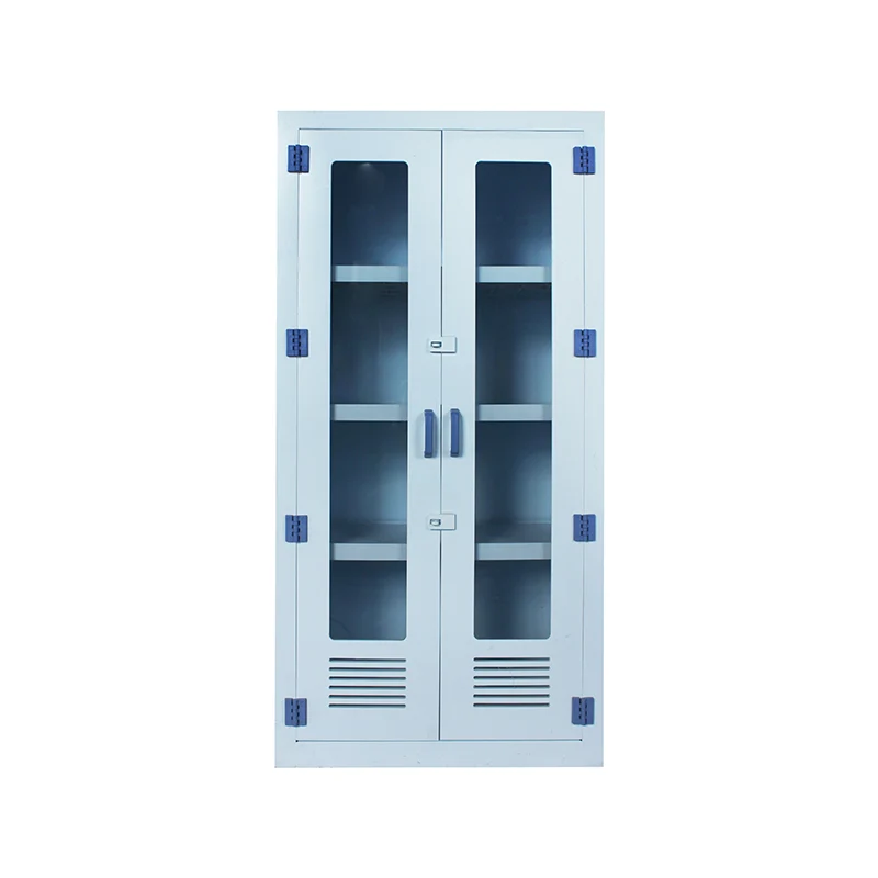 डबल-डोर संक्षारक रासायनिक सुरक्षा भण्डारण क्याबिनेट